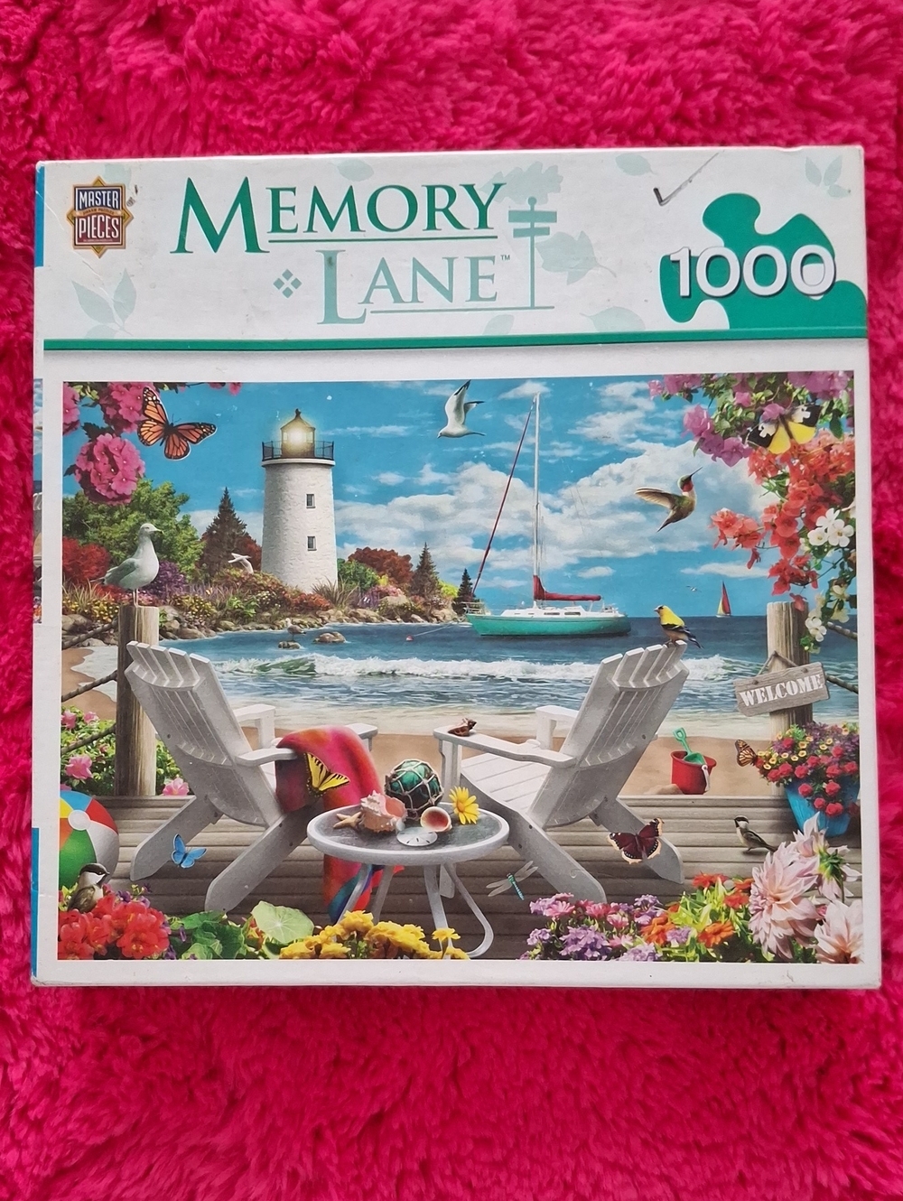 MasterPieces Memory Lane 1000-Piece Puzzle - Pink Accent
